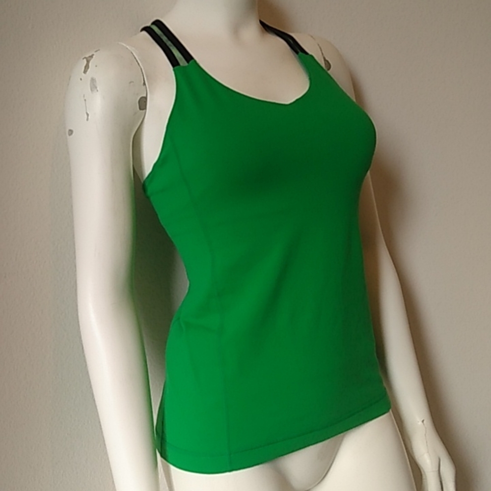 Lululemon tank, size 6, green